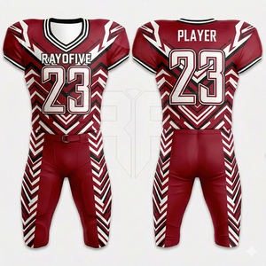 Uniforme de Fútbol Americano para Deportes de Equipo, Personalizable, de Secado Rápido, Transpirable, Hecho en Pakistán, de Alta Calidad y Ligero - Product Image 2