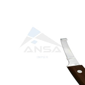 Premium Right Hand Narrow Hoof Knife with <b>Plain</b> Blade Durable Farrier <b>Tool</b> for Hoof Trimming and Horse Hoof Care - Product Image 5