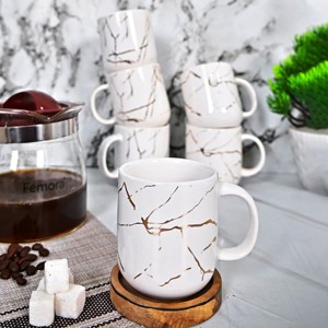 Taza gris Producto de Venta caliente Impreso Taza de cerámica hecha a mano Tazas de café - Product Image 5