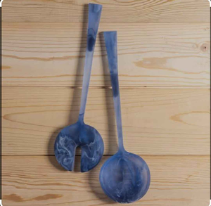 ช้อนเรซิ่นอเนกประสงค์ งานฝีมืออินเดียสุดวิเศษ เป็นมิตรกับสิ่งแวดล้อม เหมาะสำหรับเสิร์ฟสลัด กาแฟ ชา ใช้ในงานปาร์ตี้  งานฝีมือซานียา - Product Image 1