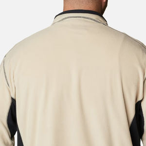 เสื้อสเวตเชิ้ตผู้ชายคอตั้ง แต่งแถบสีตัดกัน แฟชั่น เสื้อสเวตเชิ้ตผู้ชายแบบสวมหัว ดีไซน์บล็อกสี พร้อมโลโก้แบบกำหนดเอง สไตล์ลำลอง - Product Image 5