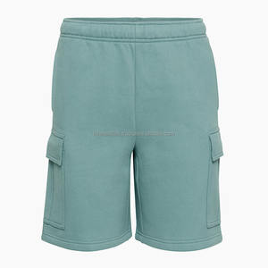 Vente en gros, nouveauté, t-shirts à manches courtes en polaire imprimés pour hommes, ensemble short, 100% coton polaire, shorts pour hommes - Product Image 6