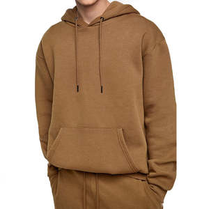 Nouveau meilleur pull personnalisé de haute qualité couleur unie 2025 sweats à capuche surdimensionnés en coton vierge pour hommes - Product Image 1