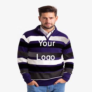 2023 logotipo personalizado bordado sudadera suéter alta calidad pesado 100% algodón Color sólido impreso para hombres temporada de invierno de BD - Product Image 1