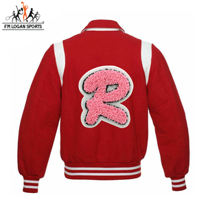 Reasonable Price Custom Design Long Sleeve Varsity <b>Jacket</b> Cotton Polyester Fabric Varsity <b>Jacket</b> For Men BY FM LOGAN <b>SPORTS</b> - Product Image 3