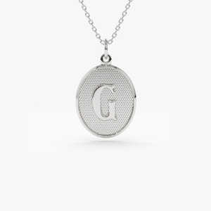 Collar de diamantes con letras personalizadas, joyería de oro de 18 quilates, colgante G para mujer, cadena de tenis clásica elegante con inicial única - Product Image 4