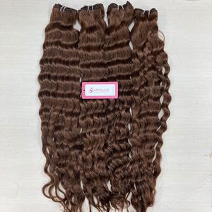 Superventas ondulado virgen cutícula alineada Remy 100 cabello humano extensiones de cabello dibujado Doble - Product Image 3