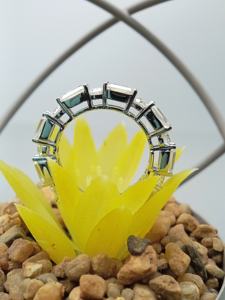 แหวนแต่งงานสไตล์ฮิปฮอปประดับเพชรธรรมชาติหรูหราสำหรับผู้ชาย10K 18K เทรนด์ฮิปฮอปสำหรับปาร์ตี้แฟชั่นคลาสสิก - Product Image 6