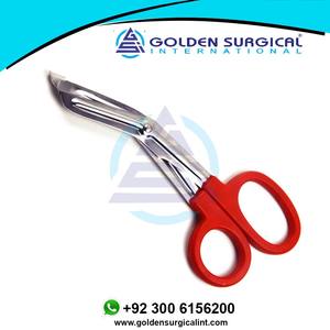 Ciseaux universels pour pansements de beauté, 6 pouces, poignée à double anneau, courbure, fabricant et fournisseur - Product Image 6