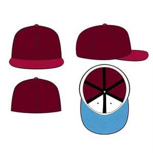 Casquette de baseball personnalisée de haute qualité à 6 panneaux en velours côtelé 100% coton avec logo à bord incurvé en tissu imperméable respirant pour vêtements de plage - Product Image 3