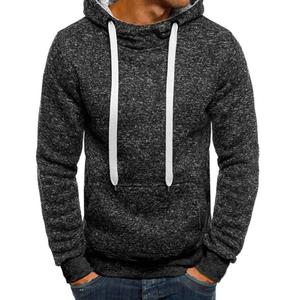 Sweat-shirt à capuche en molleton français 100% coton de haute qualité pour homme, dernier modèle, surdimensionné, logo en relief 3D, motif uni - Product Image 5