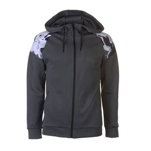 Fizzan International Sweat à capuche d'hiver pour homme Logo personnalisé Camo PULLOVER de haute qualité Impression en relief polaire - Product Image 1