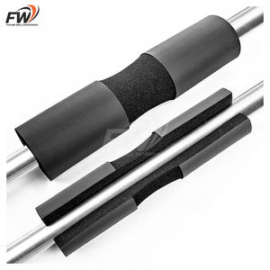 Coussin de protection pour haltères de fitness, coussin en mousse pour les épaules, coussin de protection personnalisé avec logo noir pour les soulevés de hanches - Product Image 1