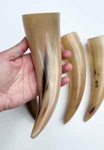 MN EXPORTS Natural Animal <b>Horn</b> Viking <b>Drinking</b> <b>Horn</b> Polished Carved Style for Wedding or Home Decoration - Product Image 2