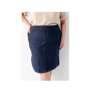 Wholesale New Design Women Denim <b>Skirt</b> Superior Quality Breathable Casual Button Belt A-Line <b>Winter</b> Fashion - Product Image 3