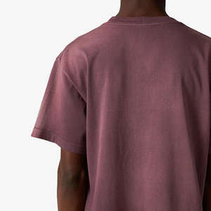 OEM T-shirt lavé à l'acide de haute qualité Streetwear uni T-shirts vintage à séchage rapide Vente en gros de t-shirts délavés à l'acide grande taille pour hommes - Product Image 1