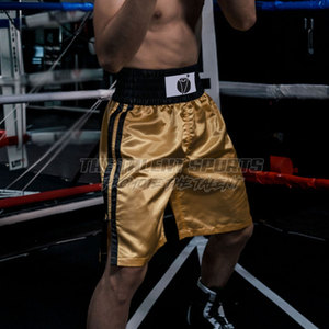 Pantalones Cortos de Boxeo Personalizados para Hombre con Logotipo y Marca del Equipo, Pantalones Cortos de Boxeo de Alta Calidad para Entrenamiento - Product Image 3