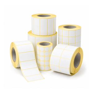 Sailing Eco <b>Paper</b> Logistics Adhesive 30*30 <b>Roll</b> 75X125 Colorful Rectangular Thermal Label 100 X 30Mm - Product Image 1