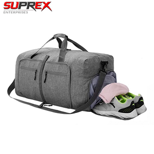 Sac de voyage pliable en nylon imperméable 40L, léger, portable, durable, multifonctionnel, pour week-end et sport - Product Image 3