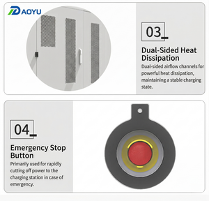 Borne de recharge mobile intelligente pour véhicules électriques 60 kWh CCS2 CCS1 GBT 40 kWh 50 kWh Chargeur rapide DC OCPP 1.6J APP pour les communautés résidentielles et les flottes - Product Image 6