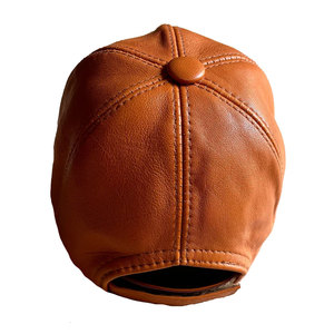 Ropa deportiva de béisbol para adultos unisex, gorra cálida de invierno de cuero auténtico personalizada, la mejor calidad para uso informal al aire libre, servicio OEM - Product Image 2