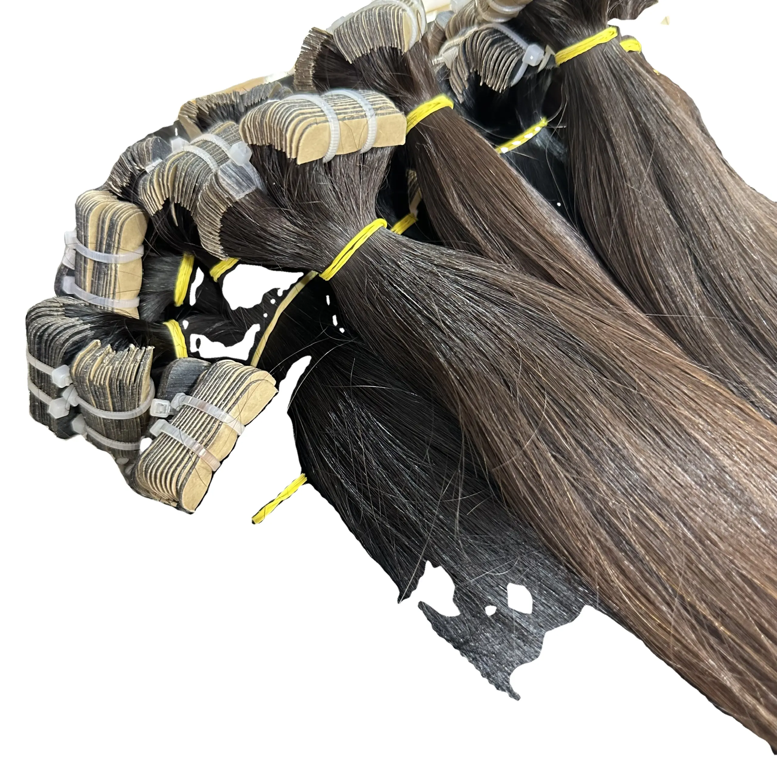 Vietnamese High Quality No Tangle No Shedding Wholesale Bulk Hair With Best Price Silk And Soft Human Hair Extension