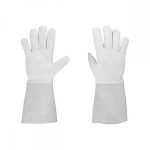 Guantes de Soldadura de Cuero Vacuno con Logotipo Personalizado, Protección de Manos Resistente al Calor de Grado Deportivo con Logotipo - Product Image 1