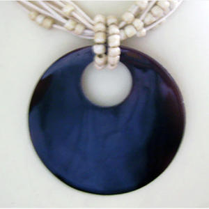 สร้อยคอเครื่องประดับเปลือกหอยลายวงกลม ทำจากเปลือกหอยวัดุง เหมาะสำหรับเป็นของขวัญ - Product Image 4