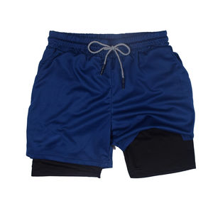 Wholesale Price Fitness Wear Men Shorts Lightweight Men Shorts Streetwear Jogging Double <b>Layer</b> Sportswear Custom Made Men Shorts - Product Image 5