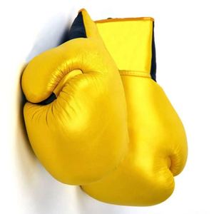 Jaune 2025 gants de boxe de qualité supérieure pour gants de boxe unisexes MMA Muay Thai équipement d'entraînement professionnel SI-BG-026 - Product Image 2