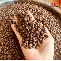 Marque de café Arabica Premium, grains de café torréfiés du Vietnam 1kg acceptent l'oem. Bon prix, parfum fort, fruité, acide, doux