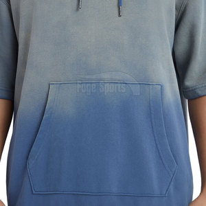 Sudadera con capucha de lana de diseño de nuevo estilo Sudadera con capucha de lana de peso pesado Ropa de invierno de calidad premium para hombre Sudadera con capucha de manga corta - Product Image 5