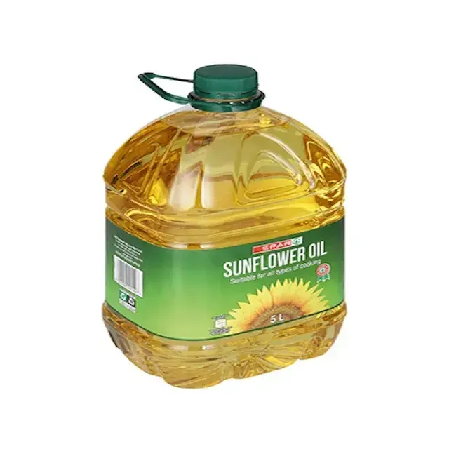 Aceite de girasol refinado, aceite de flor de sol para cocinar, precio a granel