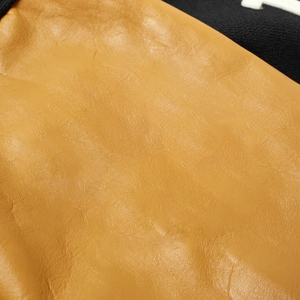 Manteau en cuir pour hommes, col de Baseball, broderie, Bomber, lettre, Logo personnalisé, vente en gros, Oem - Product Image 5