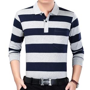 POLO décontracté à manches courtes pour hommes, couleur dégradée, impression numérique 100% coton, motif solide-pour le printemps et l'automne - Product Image 1