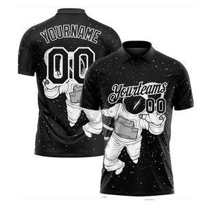 Camisetas personalizadas para hombre 85% Poliéster 15% Spandex Impreso Sublimación para prendas de polo - Product Image 4