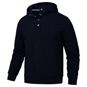 Custom Men's Winter Hoodies New Fashion Breathable Sustainable Plus Sized 100% Cotton Lightweight with OEM Service - Product Image 1