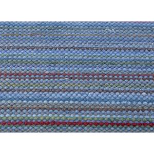 Abrash Blue Striped Wool Jute <b>Rug</b> Large Area 9x12 Rectangle for Home Use in Entryway <b>Bedside</b> or Hallway-Model ADWL-13100 - Product Image 3