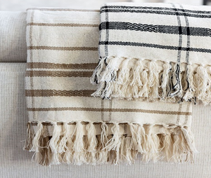 Manta Decorativa de Lujo Ecológica Tejida – Manta Bordada 100% Acrílica para Sofá, Cama y Picnic |   Uso en todas las estaciones - Product Image 1