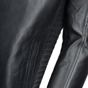 Diseño superior 100% Chaqueta de invierno de manga larga con cuello levantado de cuero de alta calidad para hombre Diseño personalizado disponible a un precio razonable - Product Image 3