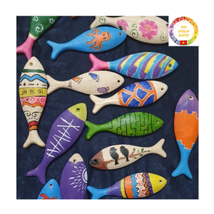 Mini peces de madera decorativos bonitos para tiendas de regalos decoración del hogar Interior temático náutico y estilo costero - Product Image 4