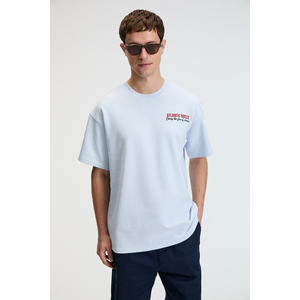 GRIMELANGE YUM Camiseta con cuello redondo y estampado oversize para hombre - Product Image 2