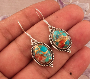 Pendientes de Plata de Ley 925 con Baño de Oro en Espiral para Mujer, Joyería Hecha a Mano, Regalo de Amor para Parejas, Fiesta de Verano - Product Image 3