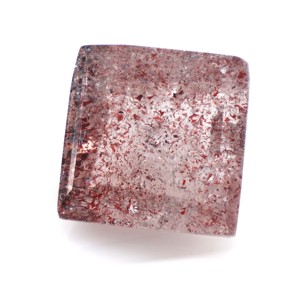 Cabujón de piedras preciosas de corte facetado de rutilo Super Seven amatista natural de 70 quilates - Product Image 2