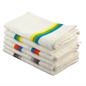 100% Cotton Herring Bone <b>Towel</b> for Home Beach Kitchen Child Restaurant <b>Turquoise</b> Color Woven Sustainable Linen Microfiber - Product Image 1