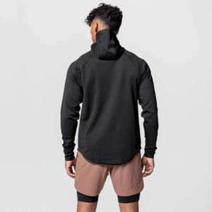 Sudadera con Capucha Deportiva de Forro Polar para Hombre, Invierno, OEM/ODM, Alta Calidad, Personalizada para Gimnasio, Ejercicio, Trotar, Uso Diario Cómodo y Transpirable - Product Image 5