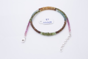 Collar de cuentas de turmalina múltiple unisex estilo étnico con elegancia colorida para regalos o fiestas - Product Image 5