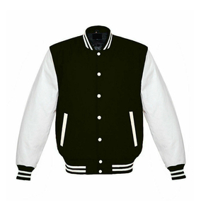 Chaqueta de hombre para hombre personalizada varsityjacket patchwork bordado transpirable Universidad bomber chaqueta béisbol Letterman chaqueta - Product Image 3