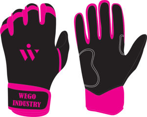 Gants de frappe de baseball professionnels de haute qualité en cuir respirant avec logo personnalisable fabriqué au Pakistan - Product Image 3