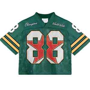 Uniforme de fútbol americano personalizado de calidad superior jerseys de fútbol de malla absorbente de sudor para hombres, mujeres y niños - Product Image 5